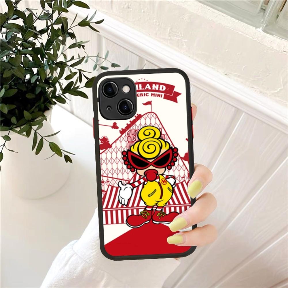 Japan Fashion Hysteric Mini Phone Case For IPhone 14 11 12 13 Mini Pro Max 8 7 Plus X XR XS MAX Translucent Matte Cover