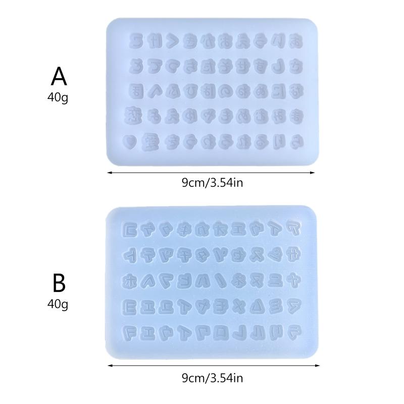 Resin Shaker Filling Mold,Silicone Letter Mold Epoxy Resin Mold Filler Quicksand Casting Filling Mold for Jewelry Making