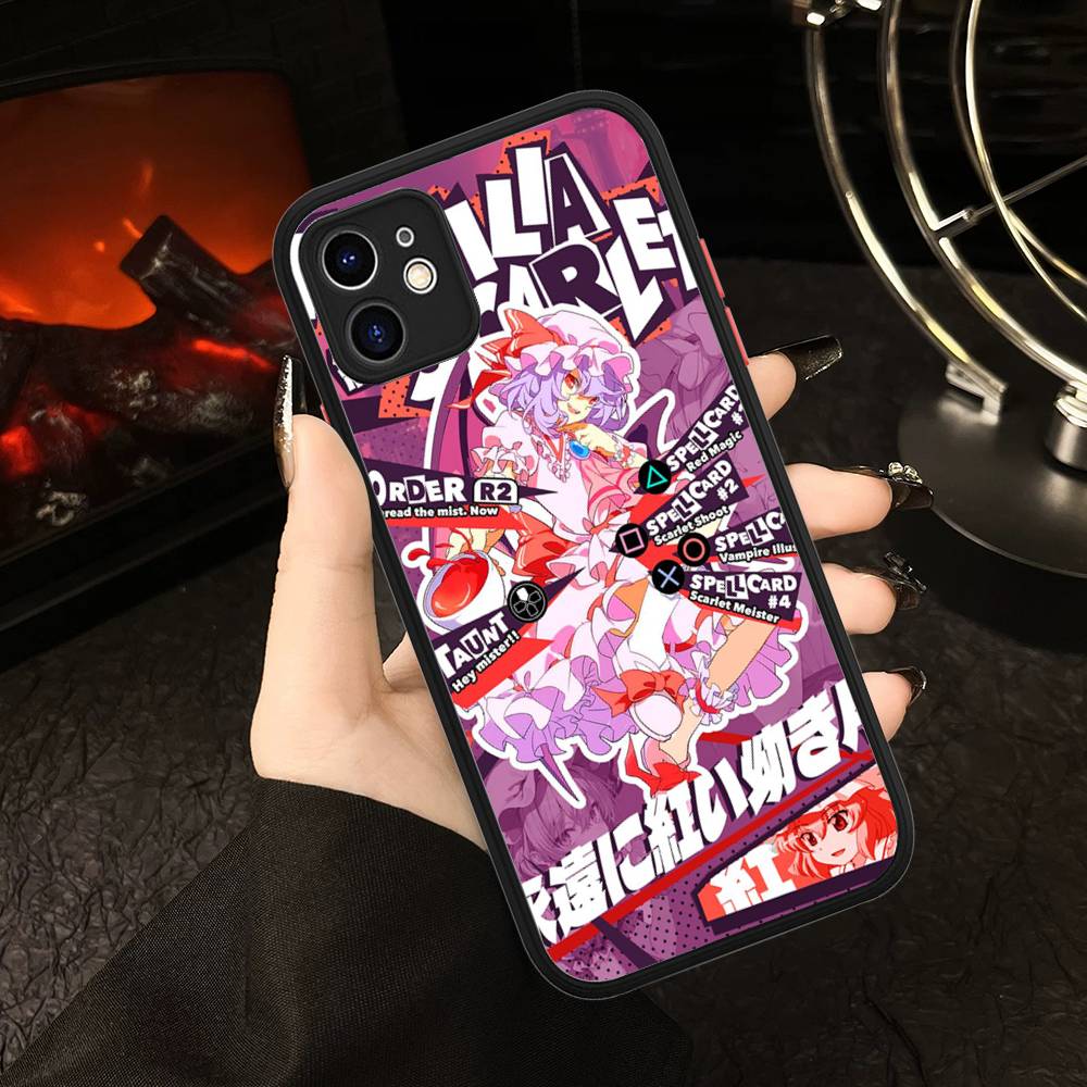 Classic Game Touhou Project For IPhone 16 15 14 Plus 13 12 11 Pro Max X XS MAX Translucent Matte Shockproof Cover