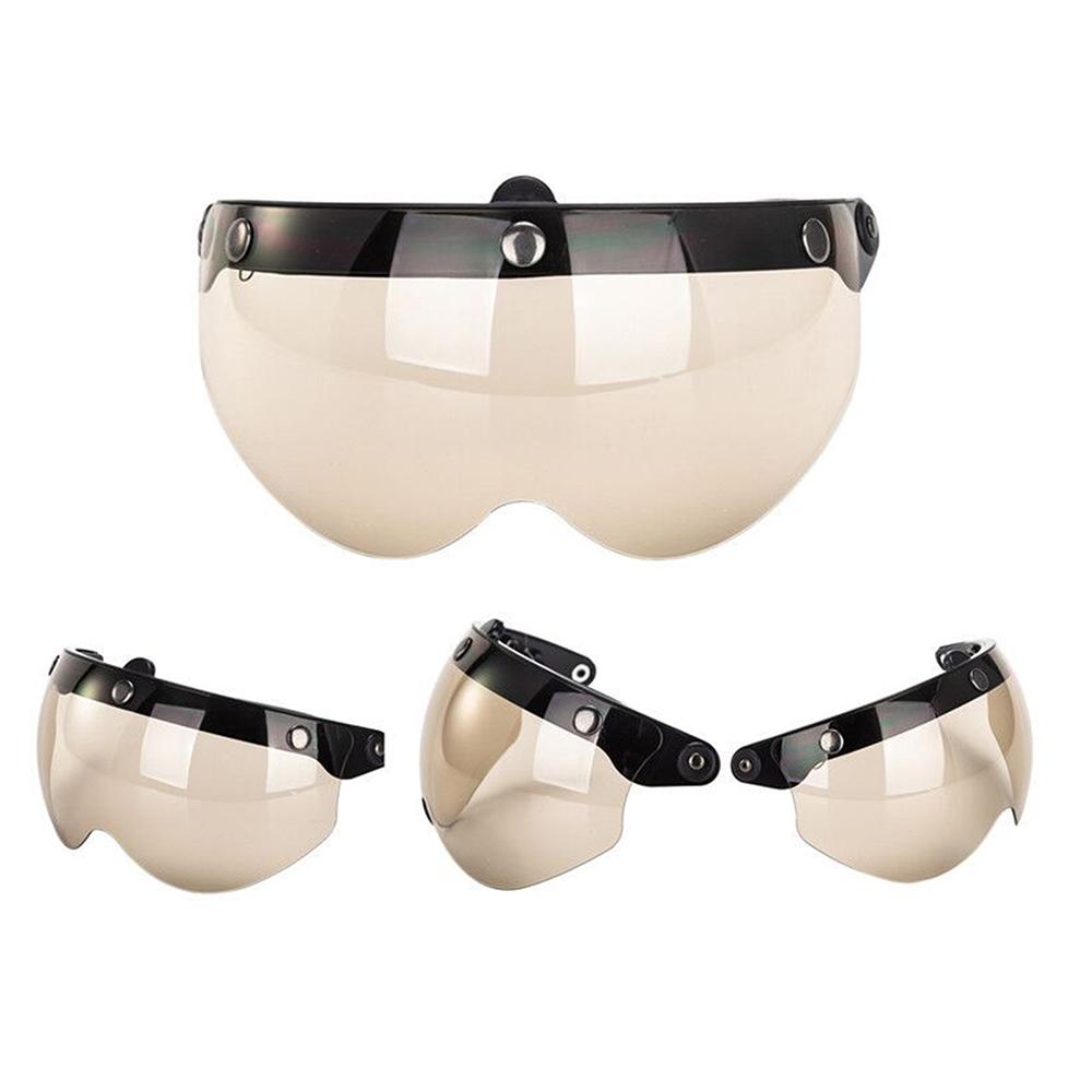 Casco da Motociclista Antivento a 3 Bottoni Anteriore Su Vento Sostituzione Visiera per Occhiali da Sole da Casco da Motociclista