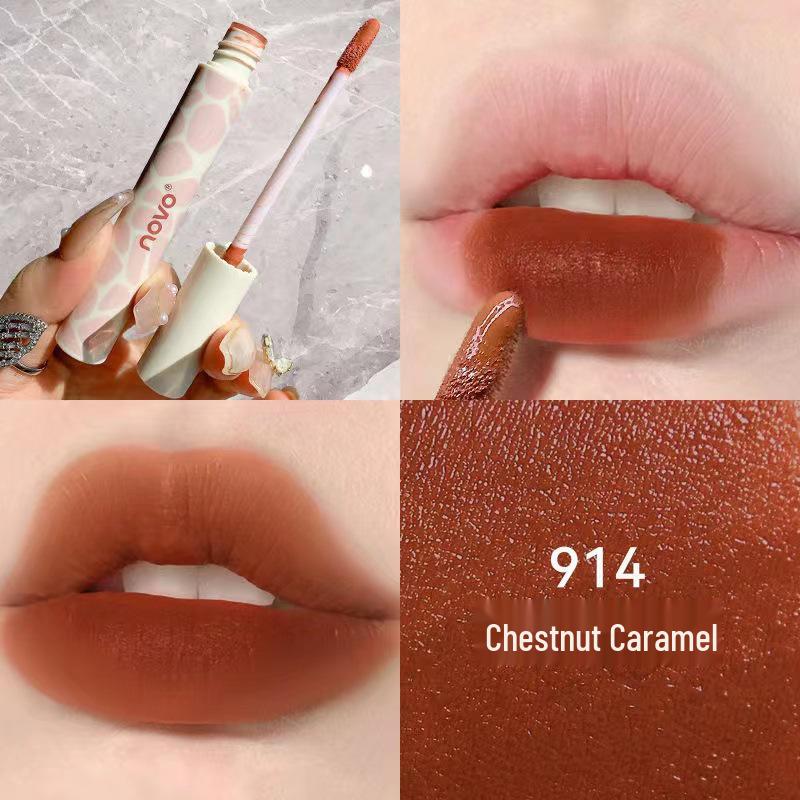 

Новый матовый водостойкий нюдовый блеск для губ – не скатывается, не липкий, нежный отбеливающий финиш для повседневного ношения