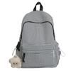 School bag new fresh and sweet plaid backpack junior high school students lightweight large capacity backpack