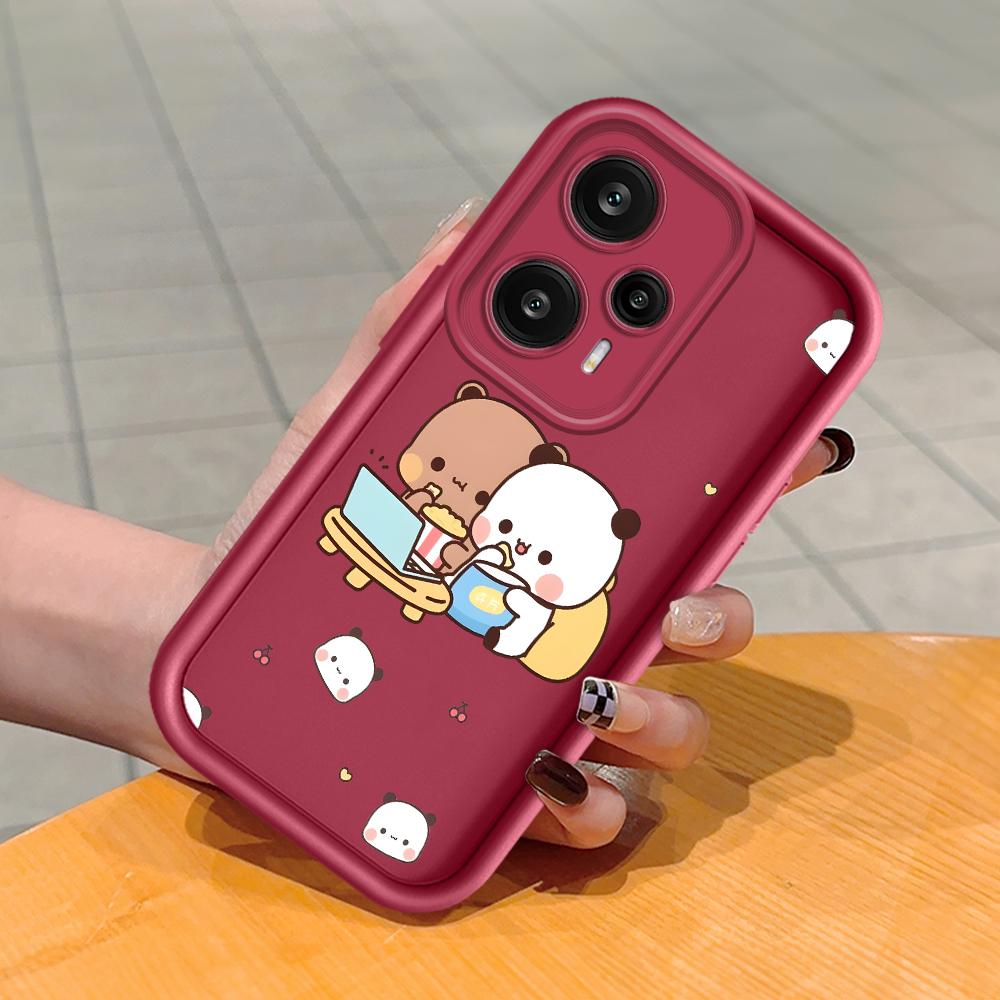 

Мягкий силиконовый квадратный чехол с рисунком лестницы для телефона, полное покрытие, противоударный защитный резиновый чехол для камеры для Xiaomi Redmi Redmi K40S темно-красного