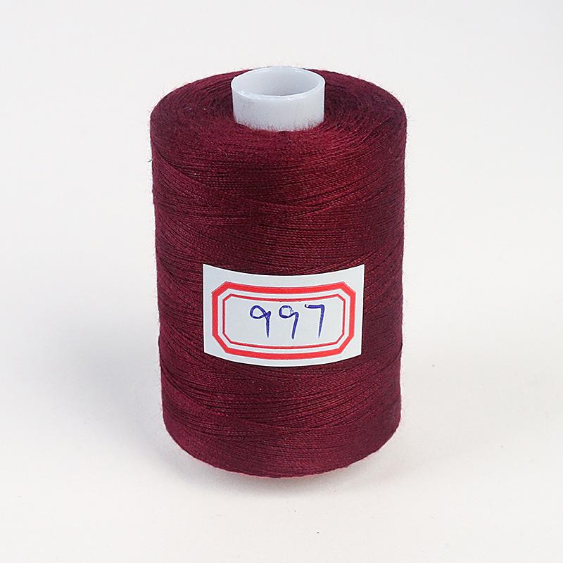 Hilo de Coser de Poliéster de Alta Velocidad 402 - 1000 Yardas, Colores Arcoíris, Ideal para Proyectos de Costura Casera y a Mano