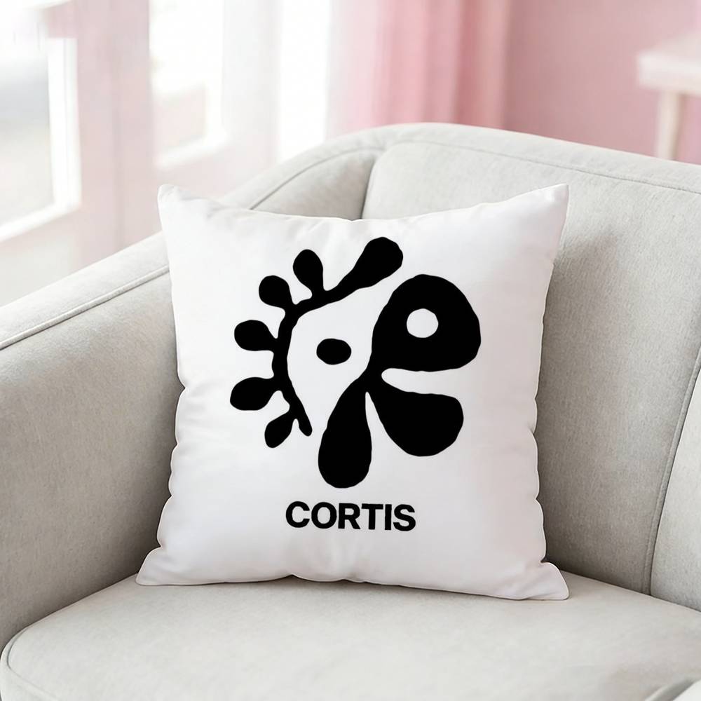 Kpop CORTIS Pillow Case for Sofa Living Room Home office Decor Protective Cover