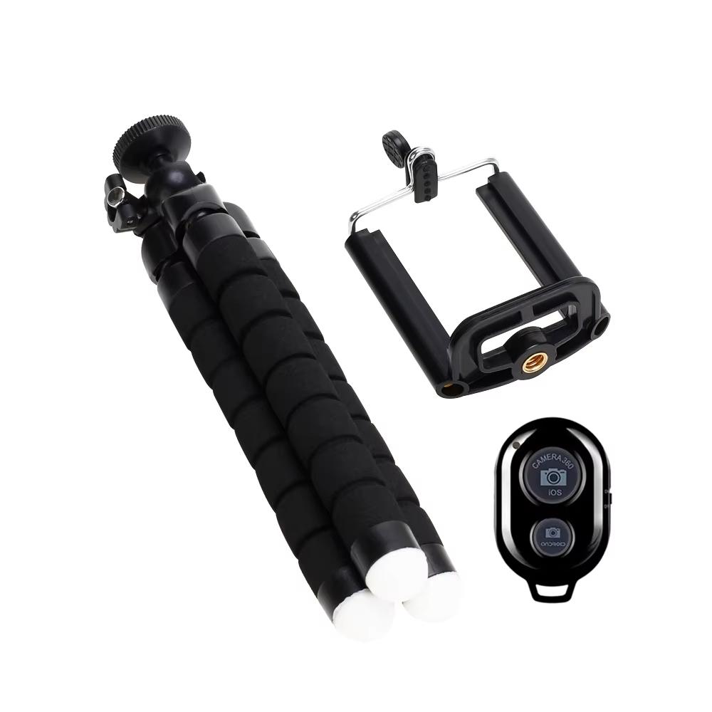 1/2pcs Tripods Tripod For Phone Mobile Camera Holder Clip Smartphone Monopod Tripe Stand Octopus Mini Tripod Stativ For Phone