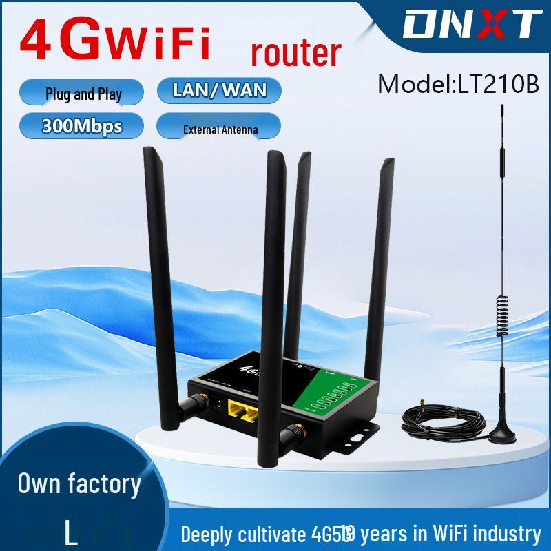 4G LTE Router mit zwei Netzwerkanschlüssen und SIM-Karten-Unterstützung für den Heim- oder Bürogebrauch (Kompatibel in Russland, UK, Europa)