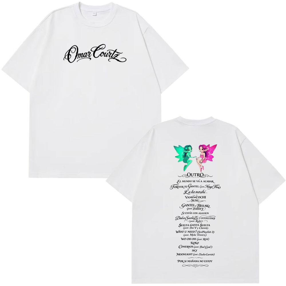 Rapper Omar Courtz Fashion Print Tees Men Women Casual Hiphop Vintage Tshirts Shortsleeved Cotton Aesthetic Trendy Tshirts