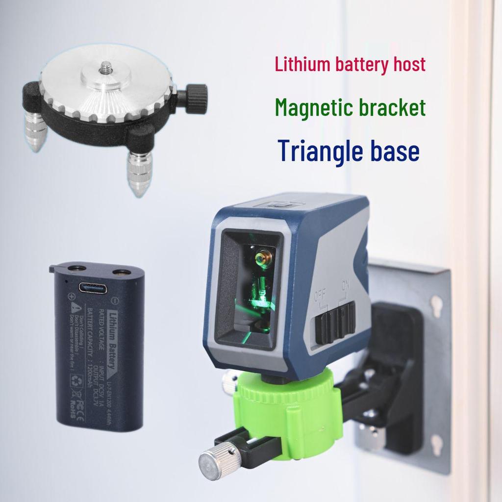 Compact Ultra-Portable Green Beam Laser Level with Automatic Leveling