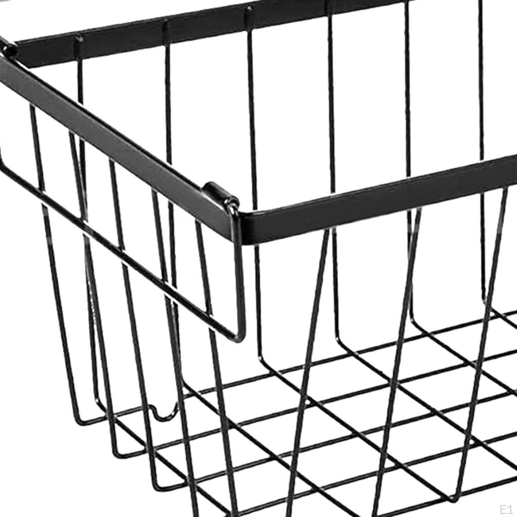 3 Pack Freezer Organizer Bins, Refrigerator Basket, Versatile Stackable Storage Container for