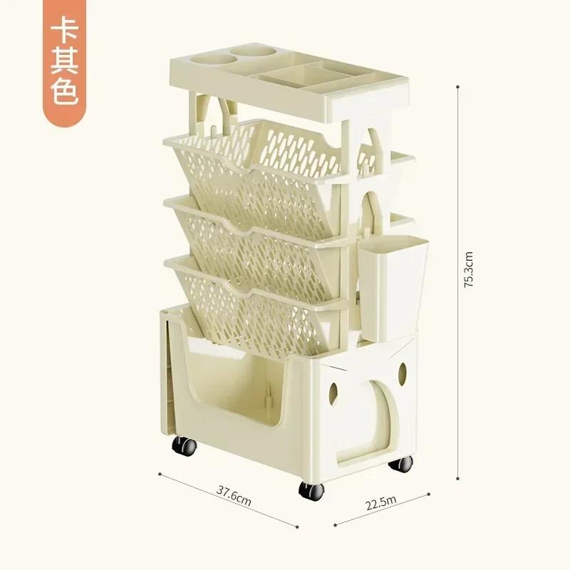 

Мобильная полка для хранения вещей, полка с колесами, многоуровневый органайзер, книжная полка, стол, место для хранения различных вещей, шкаф для учебы, кухонное хранилище хаки