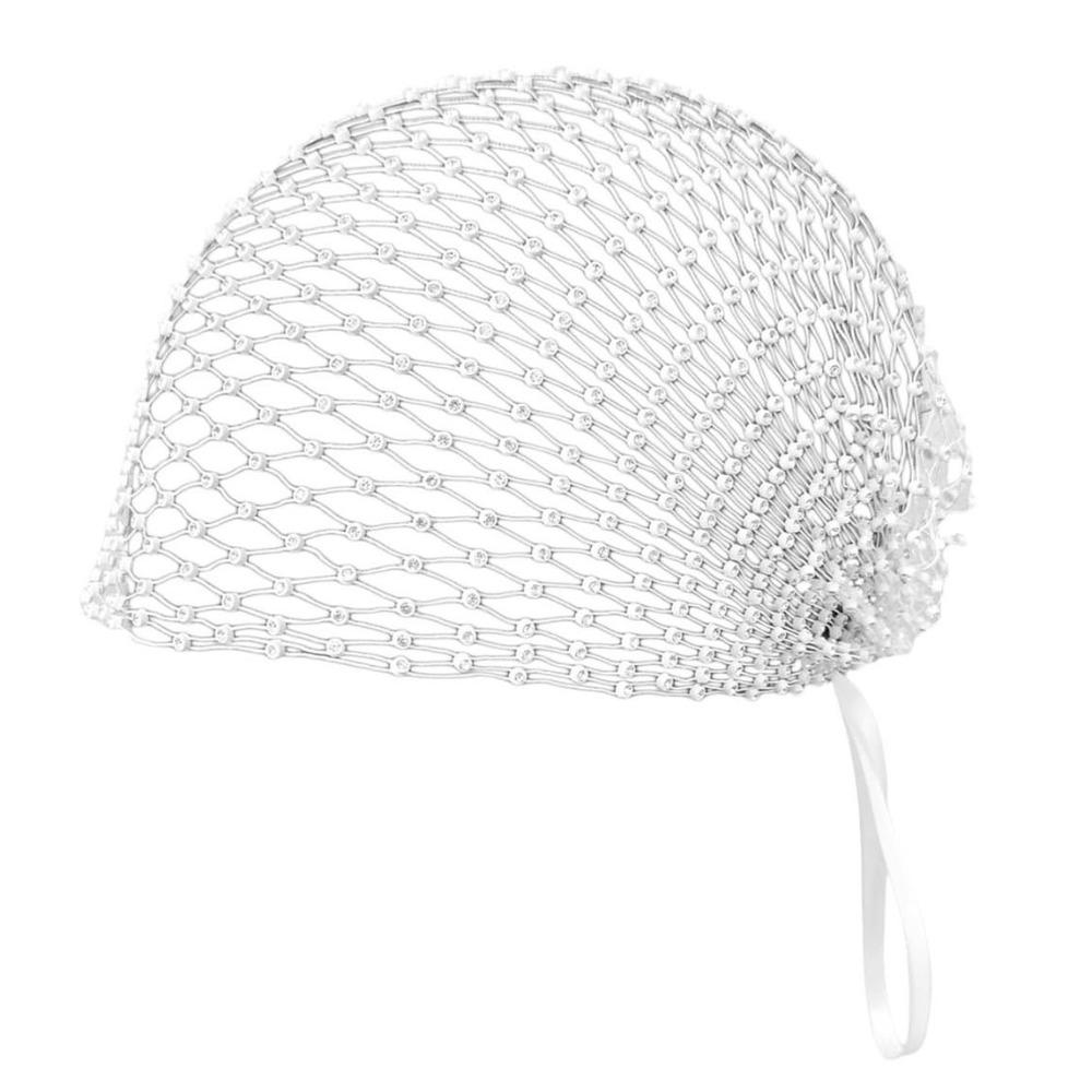 European American Style Fishing Net Headcover Hollow Out Bridal Headwear Beanies  Nightclub