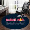 1pz Tappeto Rotondo Logo Team Formula Uno Red Bull Racing, Realizzato in Poliestere, Perfetto per Decorare Sedie da Ufficio, Soggiorni fplt093