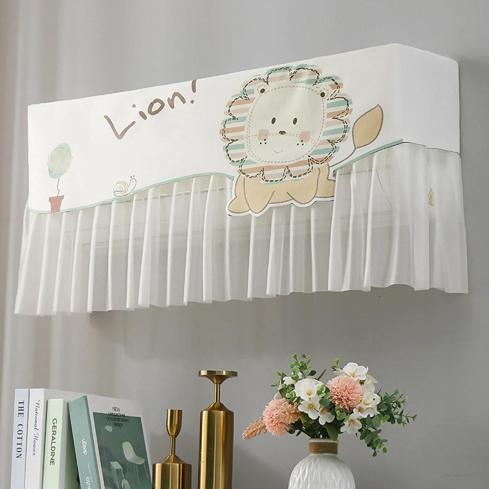 Air Conditioner Cover Home Decor Protective Case Waterproof Hanging Air Conditioning Home Fabric Indoor Dust Covers