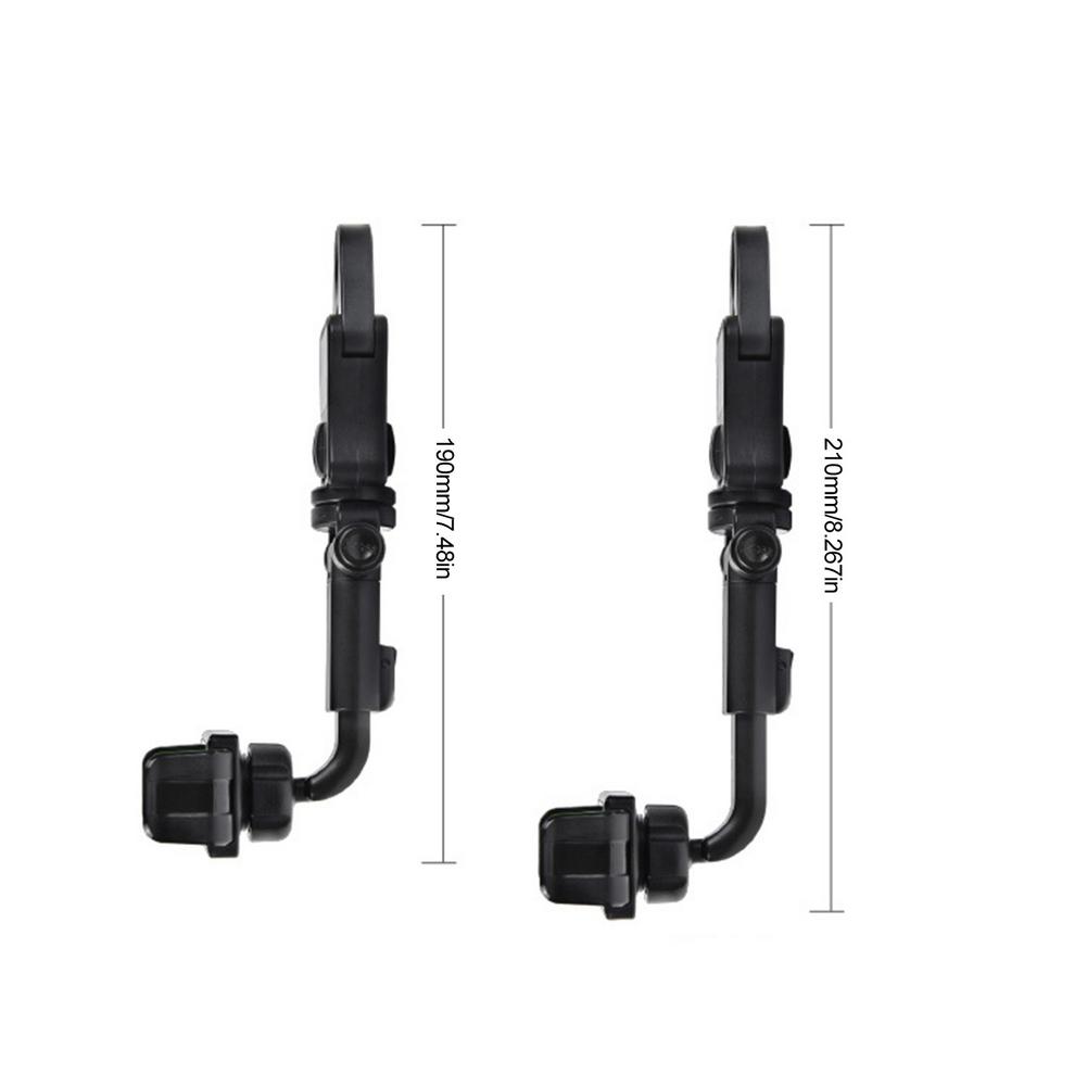 Mobile Phone Holder For Car Rearview Mirror 360 Rotating Cell Phone Rack Universal Auto Rearview Mirror Seat Hanging Clip Bracke