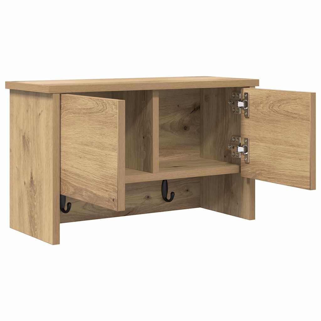 Wall Mounted Nightstand Wall Bracket Artisan Oak
