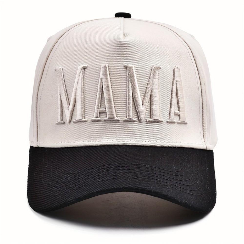 Adjustable DAD MAMA Baseball Cap Letter Embroidery Sunscreen Hats For Man Women MAMA