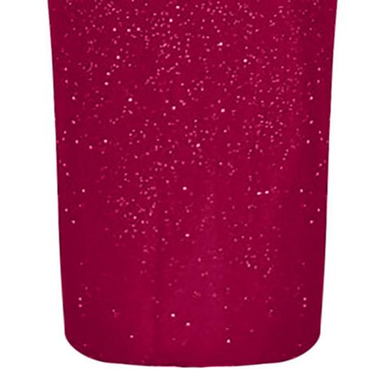 Lady Petticoats Plus Size Women Dress Solid Color Split Autumn Shiny Slit Hem Dress for Wedding