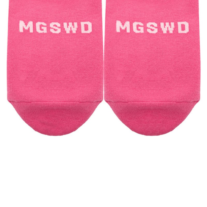 MARGESHERWOOD SOLID SYMBOLSOCKS_pink