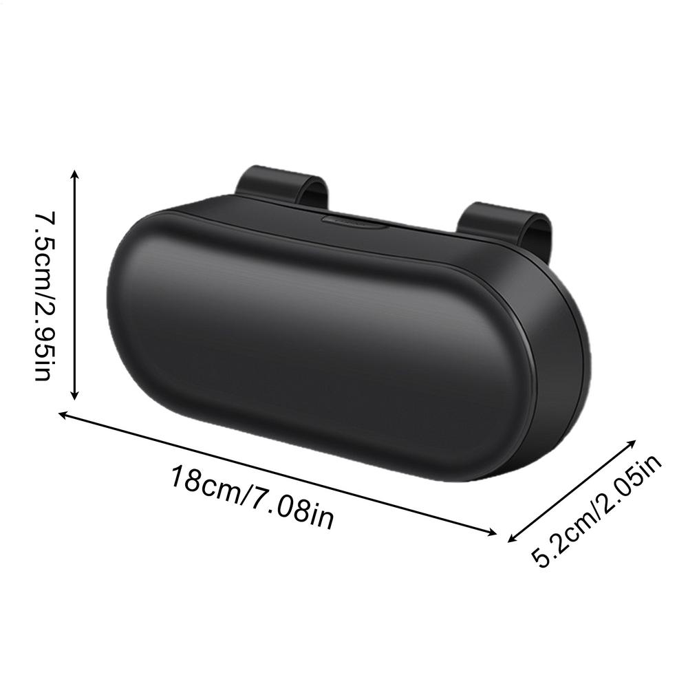 

Universal Clip-On Car Sunglasses Holder Sun Visor Eyeglass Case Anti-Scratch Auto Organizers Fits All Vehicles красный