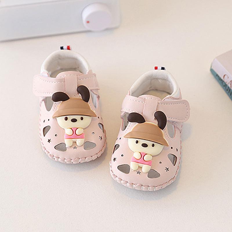Baby Toddler Summer Shoes With Breathable Synthetic Leather And Non Slip Soles For Early Walkers