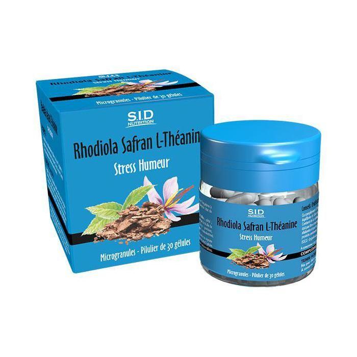 SID Nutrition - Phyto/Complexe - Rhodiola Safran L-Théanine 30 gélules