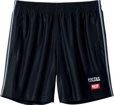 VICTAS Calças de Tênis de Mesa JOIRE Calças de Jogo Unissex Preto L 622101 (JOIRE GP) (1000)