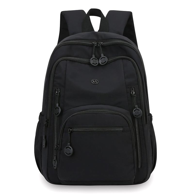 Einfarbiger Rucksack Große Kapazität Leichte Schultasche für Studenten Pendler Reise Rucksack