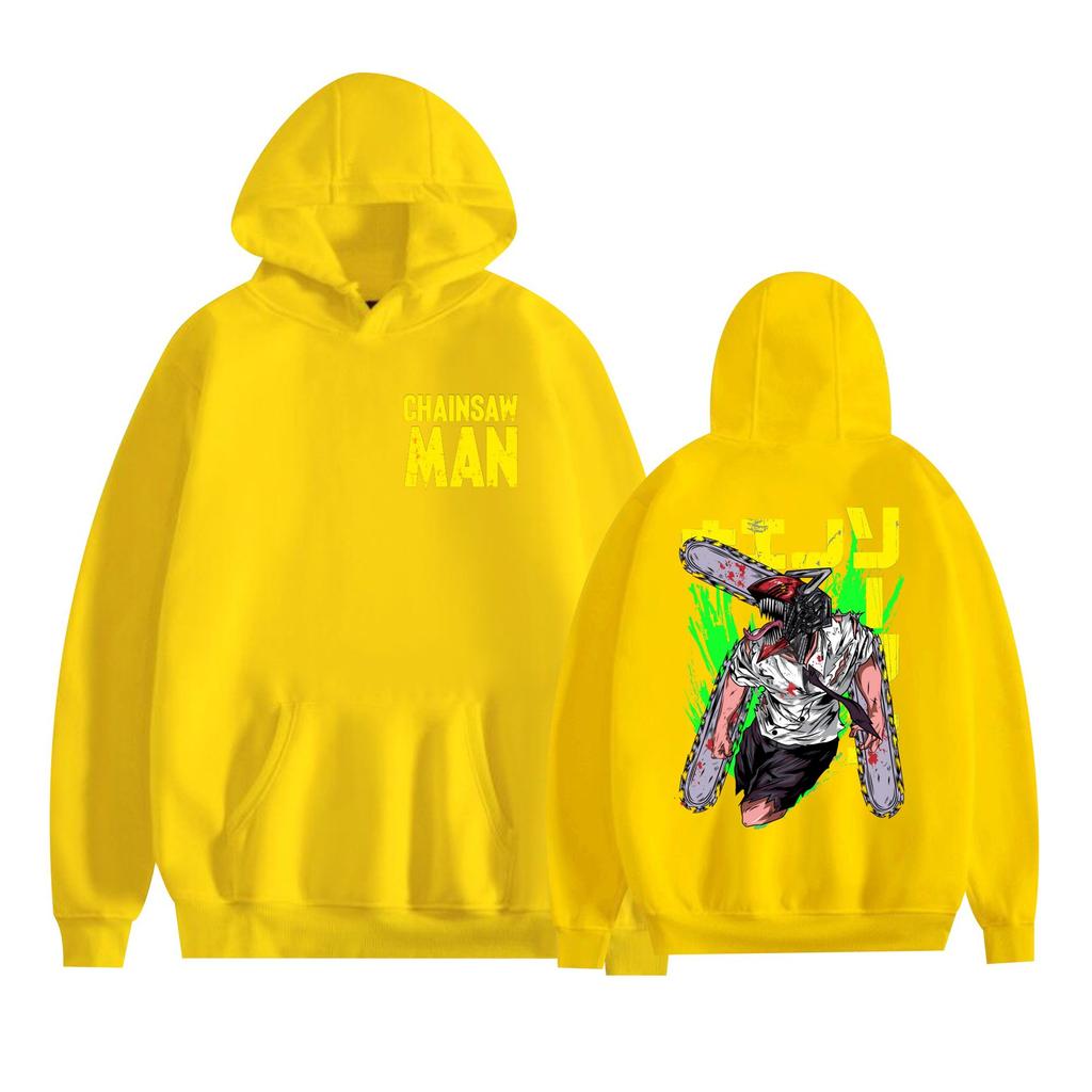 Hot Chainsaw Man Funny Hoodie Hip Hop Graphic Sweatshirts Streetwear Harajuku Tracksuit