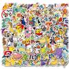 10/30/50/100pcs Cute Pikachu Art Graffiti Stickers Kawaii  Decals DIY Skateboard Helmet Laptop Classic Anime Sticker Pack