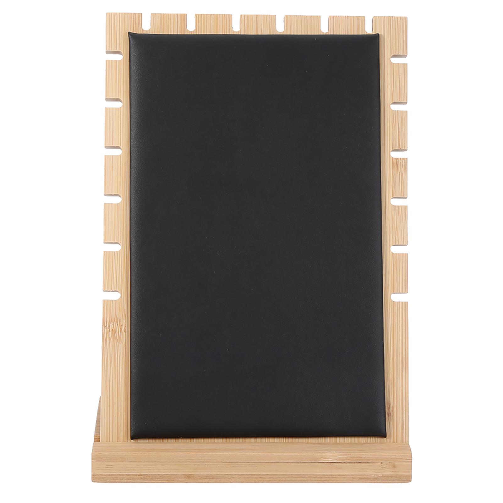 

Wood Necklace Bracelet Pendant Jewelry Organizer Display Holder Stand Rack чёрный