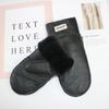 New Winter Warm Women's Sheepskin Gloves Thickened Wool Lined Solid Finger Leather Gloves