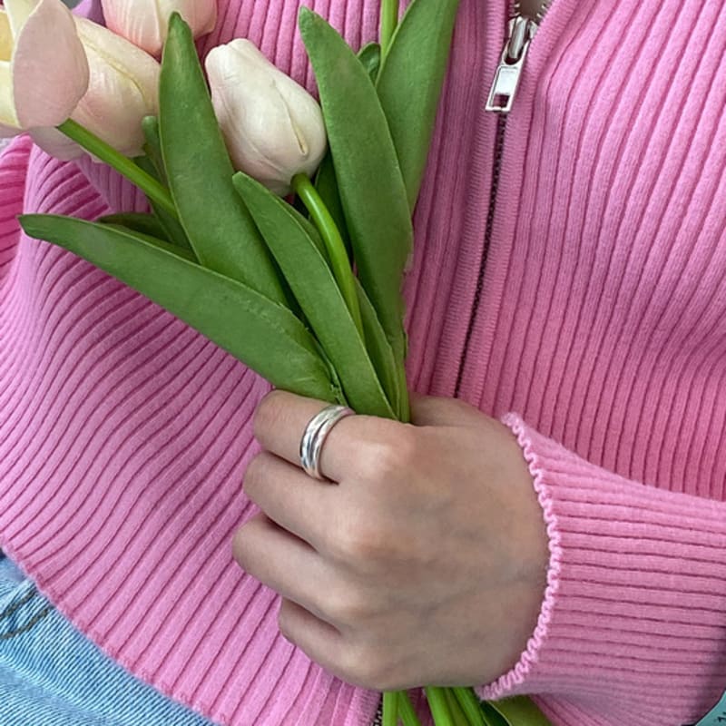 murmur [925silver]Volume layered ring