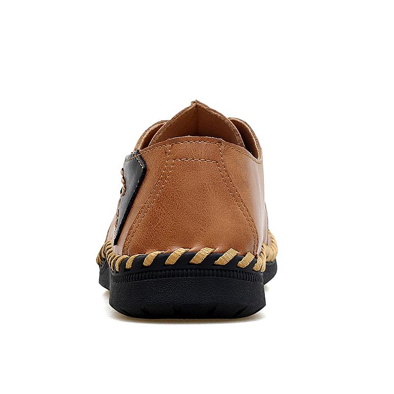 Handgefertigte Lederschuhe für Herren mit Schnürung, Freizeitschuhe