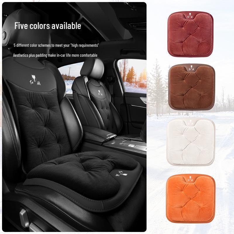 Winter Flannel Seat Cushions for Hongqi H5/HS5/HS3/H6/H9/E-HS9/HS7/HQ9 Cars