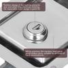 Travel Trailer Lock Travel Trailer Lock Stainless Steel Flush Mount Paddle Handle RV Door  for Toolbox Cabinet Electric Box