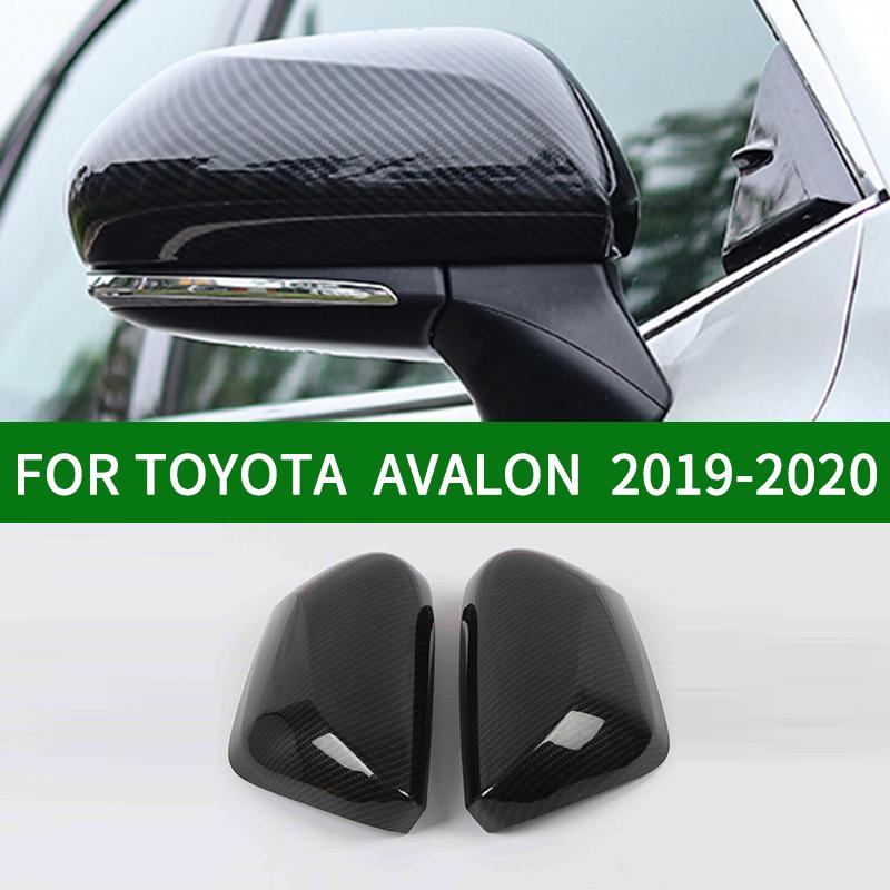 

Для TOYOTA AVALON-накладка на зеркало заднего вида автомобиля, аксессуары, черное боковое зеркало из углеродного волокна, указатель поворота