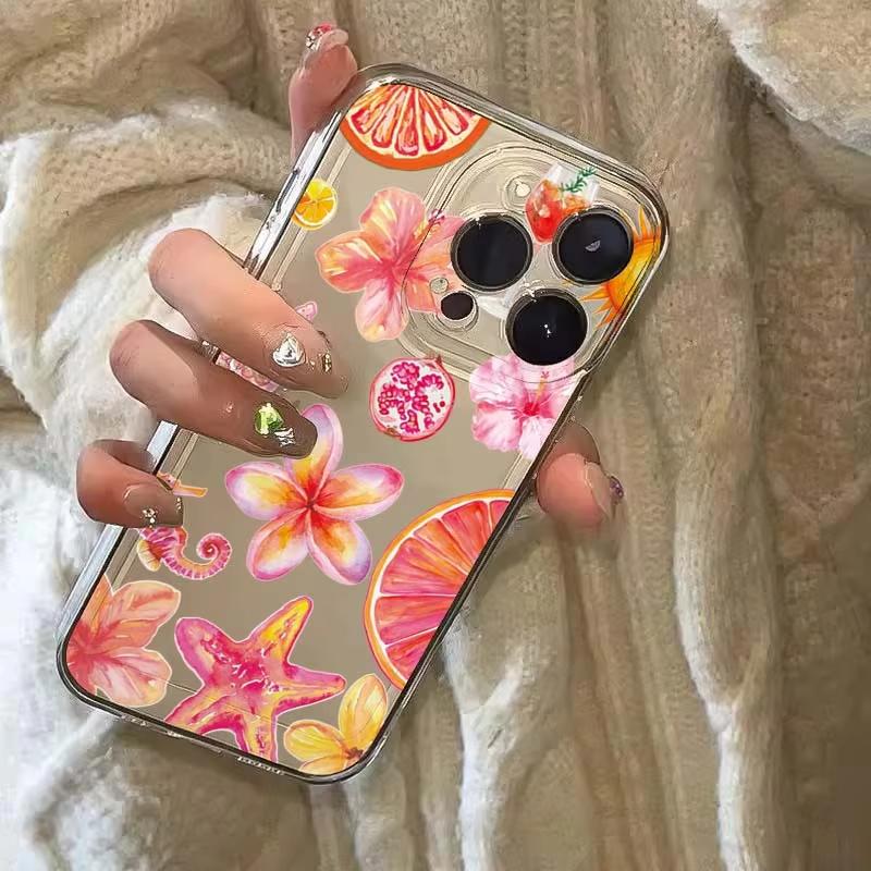Summer Marine Animals Clear Phone Case For Samsung Galaxy S26 S25 Ultra S24 S23 FE S22 S21 Plus S20 A73 A72 Silicone Cover