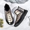 Herren Schneestiefel Winter Warm Arbeits-Wüstenstiefel mit Fell High Top Outdoor Wanderschuhe Übergröße Wasserdicht