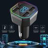 66W 4 Ports Car Charger Fast Charging PD QC3.0 USB C Car Phone Charger Type C Adapter In Car For iPhone Samsung Huawei Xiaomi