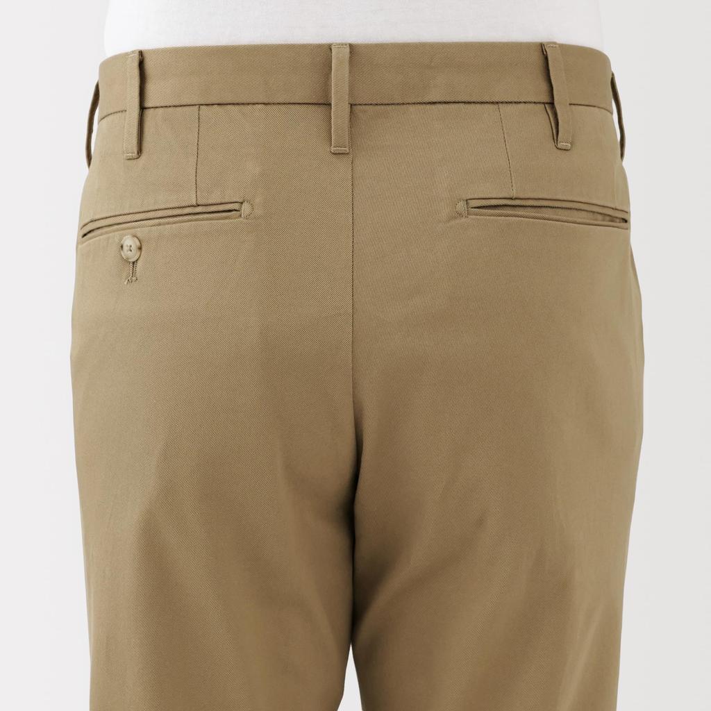 MUJI Herren Stretch Chino Slim Hose, AE0XLA5A, Anthrazit, Größe 73