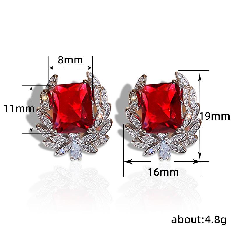 Lindon mode alliage de cuivre Zircon bijoux boucles d'oreilles pour femmes cadeaux de fête de mariage