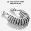2/3/5M Flexible Spring Shower Head Hose Tube Plastic Water Toilet Bidet Sprayer Telephone Line Soft Hoses Bathroom Accessories