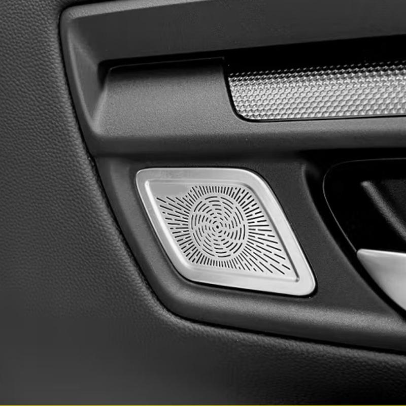 Stainless Steel Car Rear Door Audio Speaker Cover Trim Decoration Sticker For Honda CRV CR-V 2024 Auto Interior Accessories