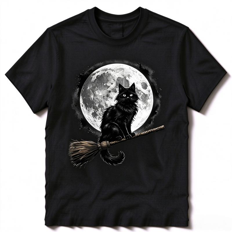 Unisex Unisex Dunkles Gotisches Schloss Und Schwarze Rose T-Shirt Vintage Spukhaus Grafik Kurzarm Oberteile Geschenk Mode Unisex Y2k Oberteil