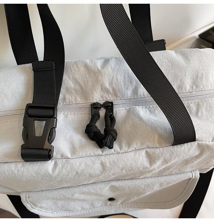 2025 Korean Style Color Block Patchwork Shoulder Bag: High-End, Large Capacity, Versatile, Single Shoulder & Crossbody Option