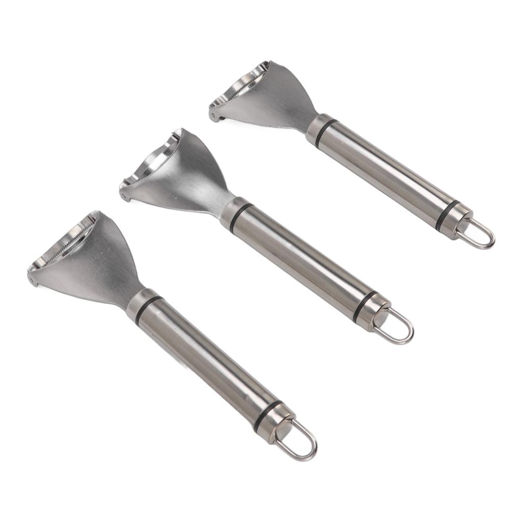 3 Stück Edelstahl Mais Schneider Schäler Sicher Schnell Sauber Bequemer Griff Maisdrescher Hobel