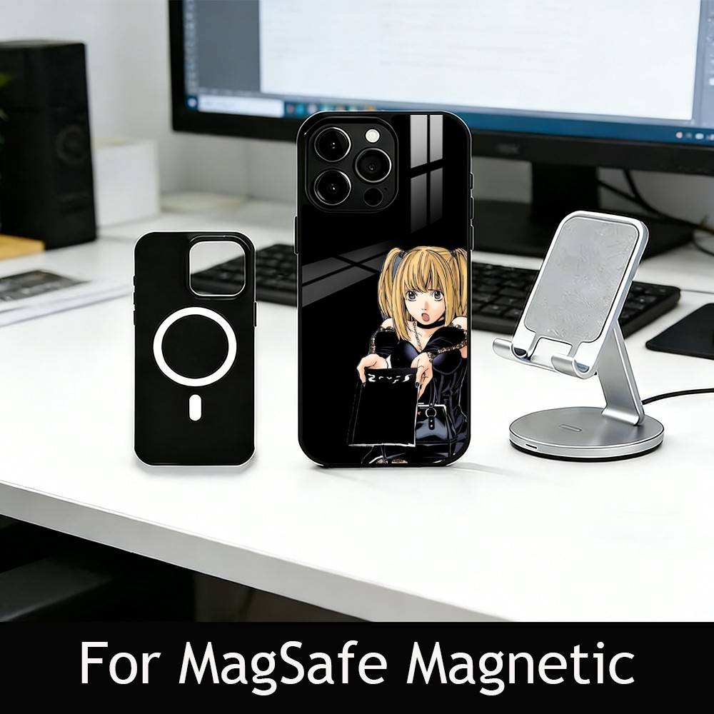 Misa Amane Phone Case For iPhone17,16,15,14,13,12,11 Plus,Pro Magnetic For Magsafe Wireless Charging