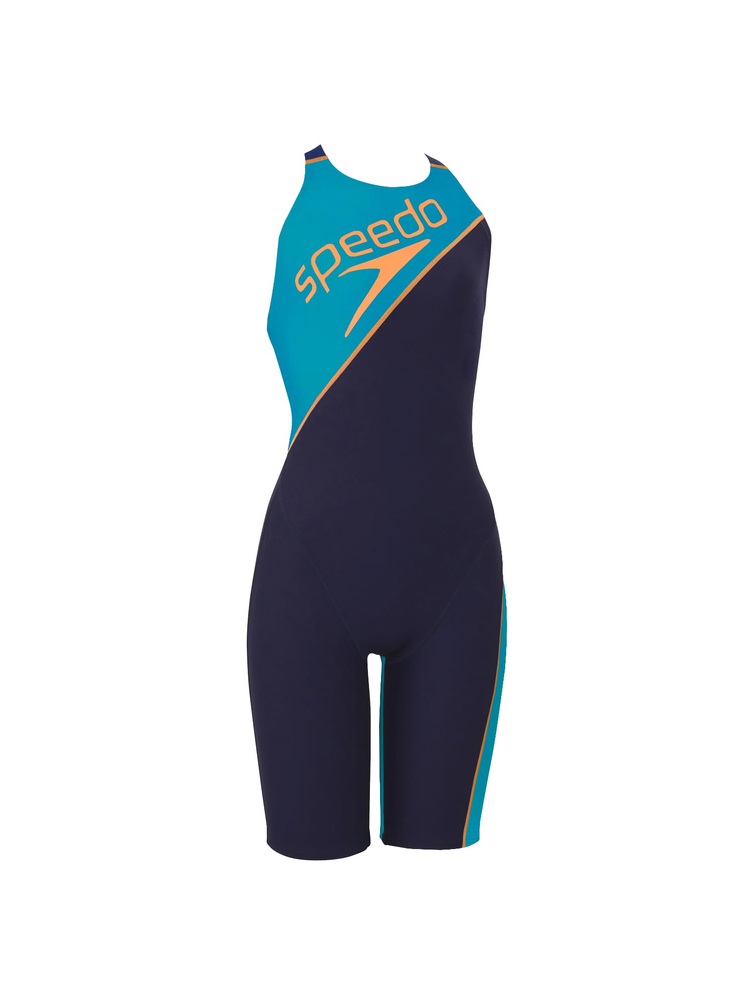 

Speedo Panel Turns Kneeskin Competitive Training Medium Swimsuit, Navy/Aquarium,