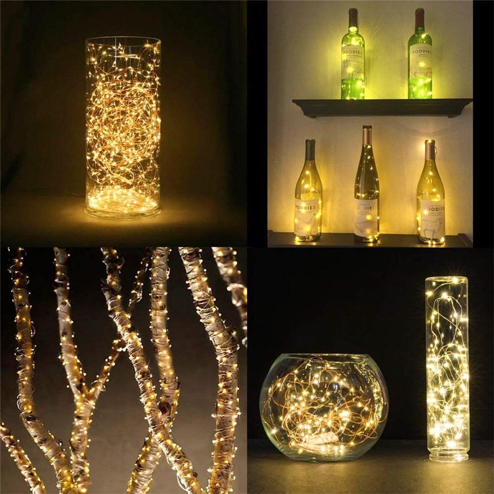 Buy Wedding Wire String Decor Party Cork 1m Wine Household LED 10/20 ...